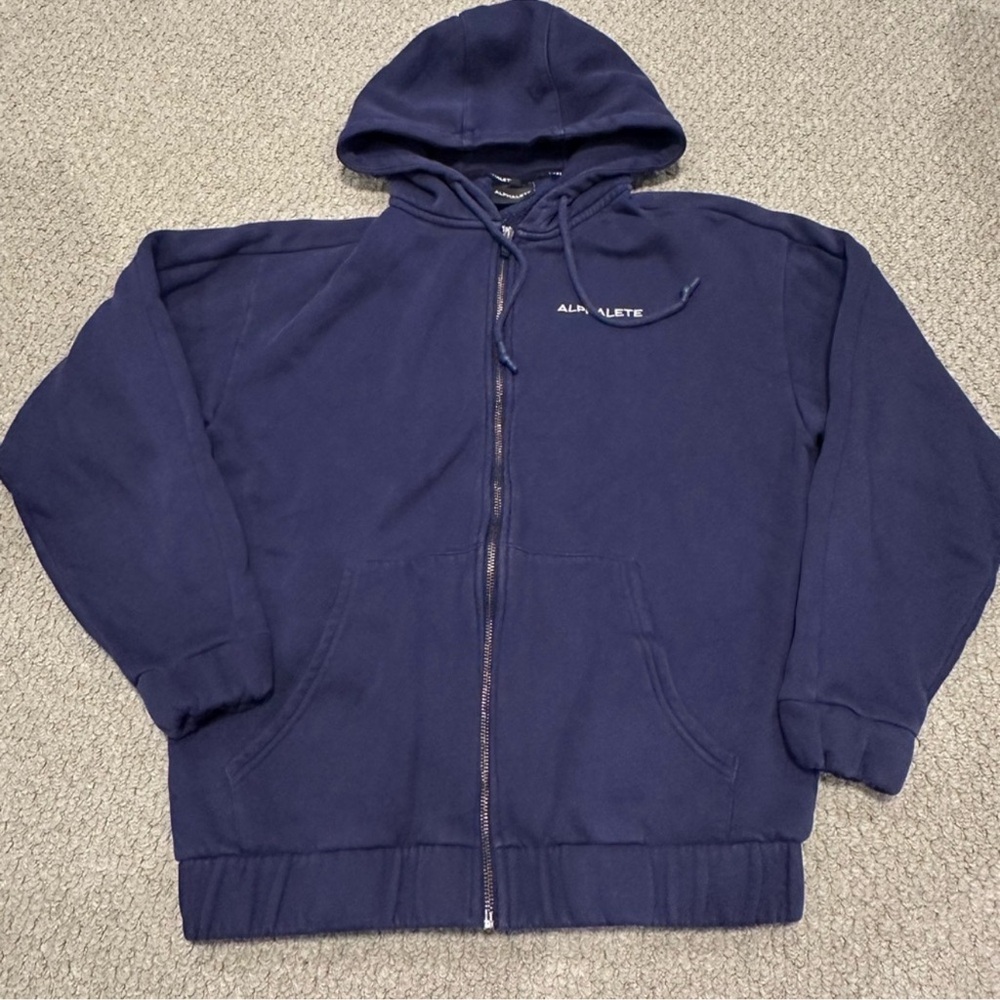 ALPHALETE cropped zip up